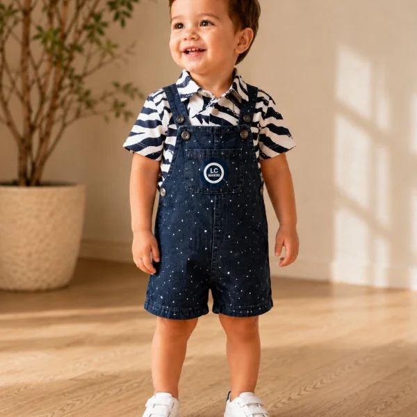 Salopette et T-shirt enfant LC wikiki