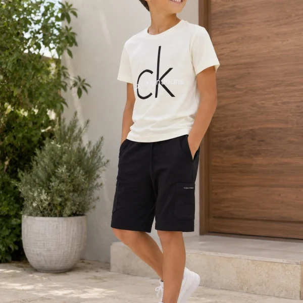 2pcs T-shirt + short Calvin Klein