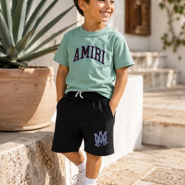 2pcs T-shirt + short Amiri