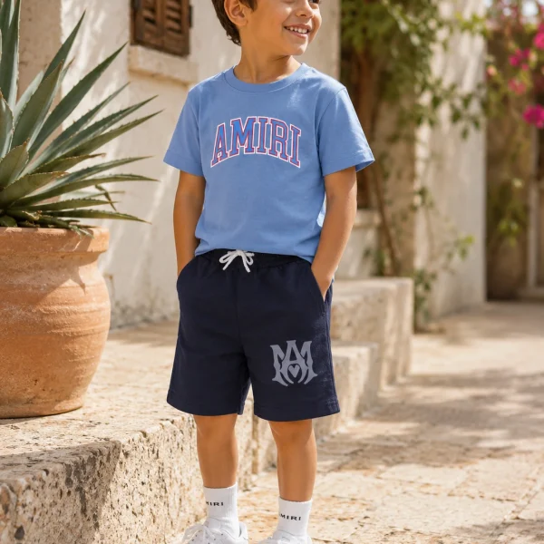 2pcs T-shirt + short Amiri