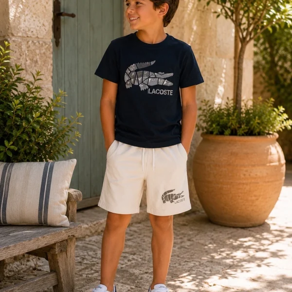 Ensemble Lacoste T-shirt et Short