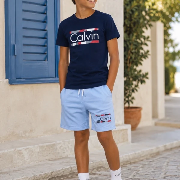 Ensemble T-shirt et short Cotton CK